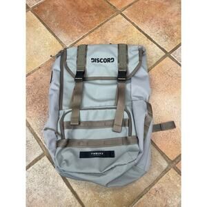 TIMBUKTU 2 DISCORD COMPUTER TRAVEL BACKPACK GRAY TAN